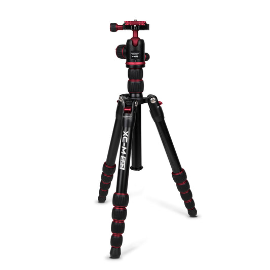 XC-M 522K Professional Tripod Kit with Head - Red