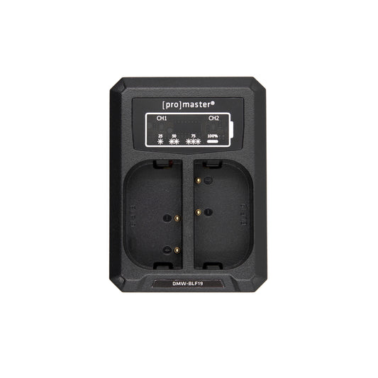 Dually Charger - USB-A for Panasonic DMW-BLF19 & DMW-BLK22