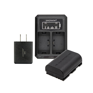Battery & Charger Kit for Canon LP-E6P